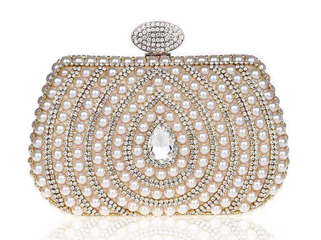Ladies/Girls Dazzling Diamante Sparkly Party Prom Small Clutch Bag. 