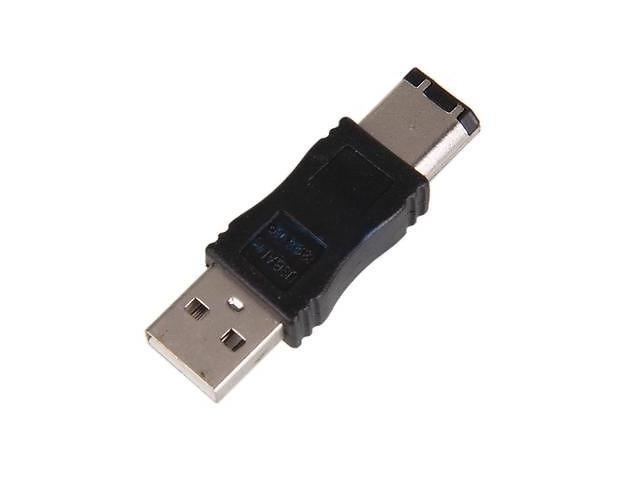 1PC IEEE Firewire 1394 6 Pin Female to 2.0 USB A Male Adapter Converter LK3X 