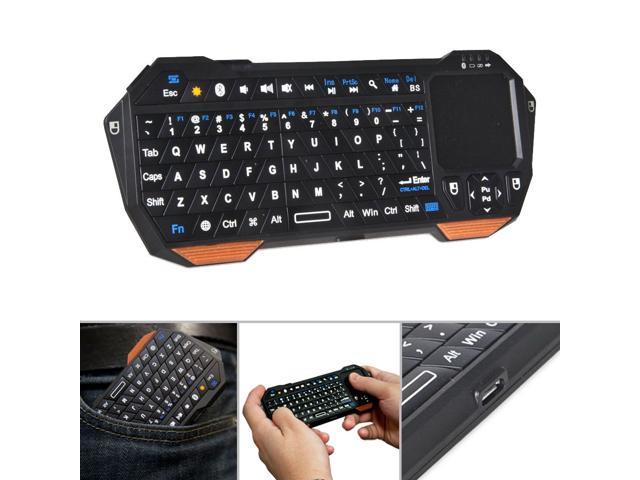 Mini Portable Wireless 10m Remote Bluetooth Keyboard with Multi-Touch Pad Mouse
