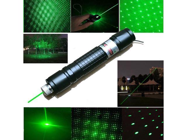 Black 5mW Green Laser Pointer Beam Light High Power Lazer 532nm 