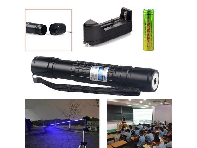 1mw 10x Handheld Mini Blue Purple Laser Pointer 405nm Single Beam Teaching Lazer 