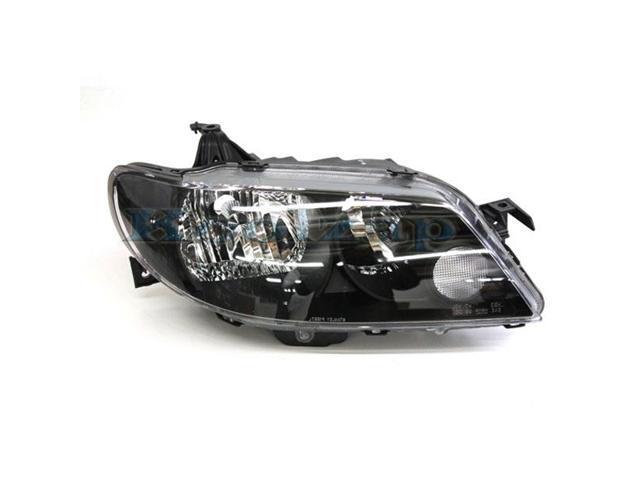 2002 2003 Mazda Protege 5 Hatchback Headlight Headlamp With Metal Coat Bezel Black Trim Housing Composite Halogen Front Head Light Lamp Right Passenger Side 02 03 Newegg Com