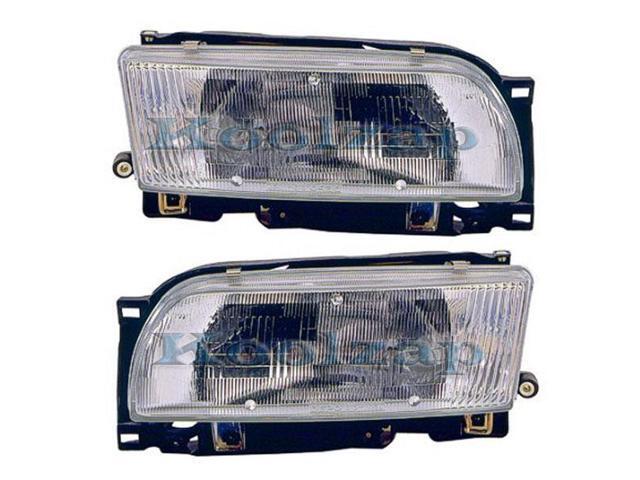 For 1992 1993 1994 1995 1996 1997 Ford Aerostar Headlight Headlamp Pair Set