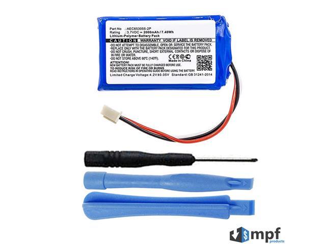 Pornografi Behov for Hammer 2000mAh AEC653055-2P Replacement Battery Compatible with JBL Flip 2 (2013)  Portable Bluetooth Speaker with Installation Tools - 3 Pin Connector -  Newegg.com