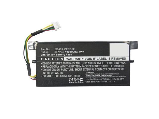 1900mAh Replacement X8483, M9602, KR174 BBU Battery with Connector