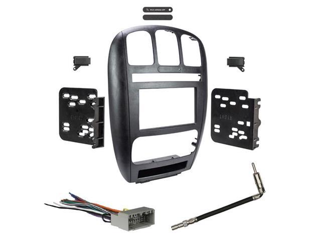 Metra 95-6539 Double DIN Installation Dash Kit 2001-2007 Chrysler Town Country