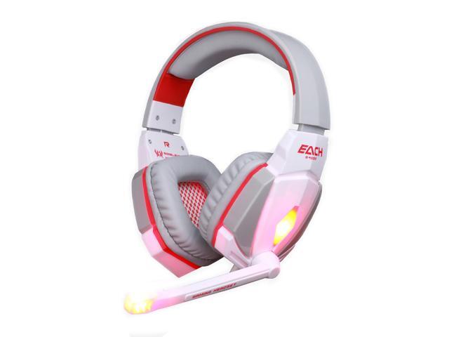 white gaming headset pc
