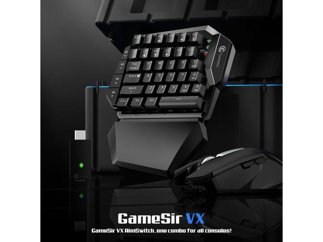 Gamesir Vx Aim Switch E Sports Combo Wireless Game 2 4g Keyboard Mouse Combo For Ps4 Ps3 Ns Xbox One Pc Black Newegg Com