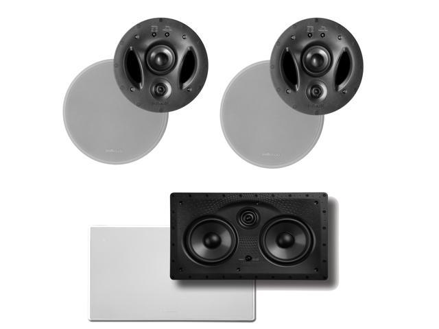 Polk Audio 900 Ls High Performance In Ceiling Speakers Pair A Polk Audio 255c Ls Center Channel Speaker Newegg Com