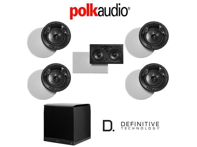 Polk Audio 80 F X Ls 5 1 Ch Vanishing Series In Ceiling In Wall Home Speaker System 80 F X Ls 255c Ls Supercube6000