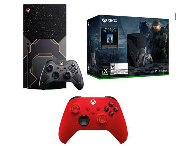 Samuel Reageer Boomgaard Microsoft Xbox Series X - Halo Infinite Limited Edition - Black bundle with  one controller (Pulse Red) - Newegg.com