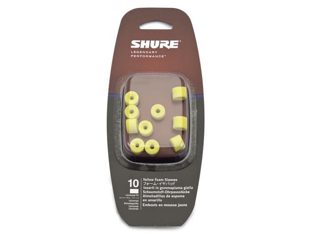 shure-eaylf1-10-yellow-foam-sleeves-5-pair-newegg