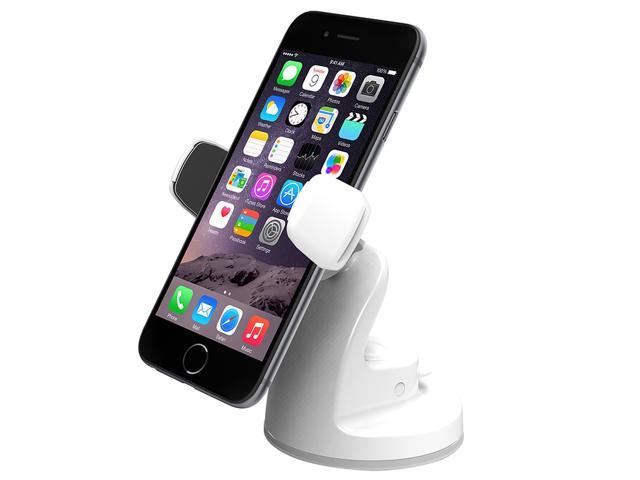 iOttie HLCRIO115WH Easy View 2 Universal Car Mount Holder for iPhone 6/5s/5c/4S, and Smartphone- White