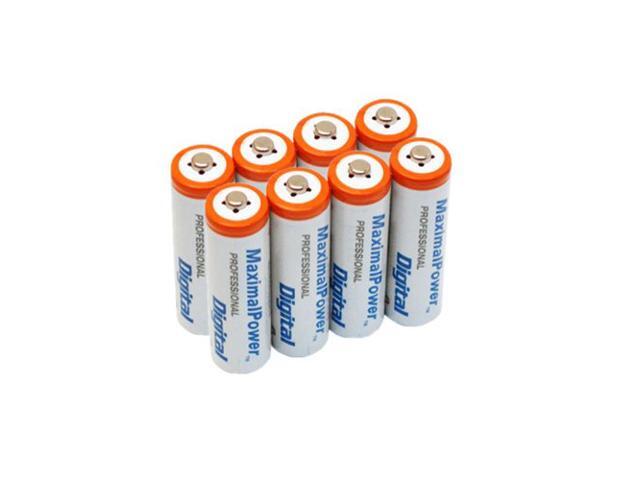 Maximal Power AAA4X2 8-Pieces AAA 1200mAh Ni-MH Rechargeable Batteries