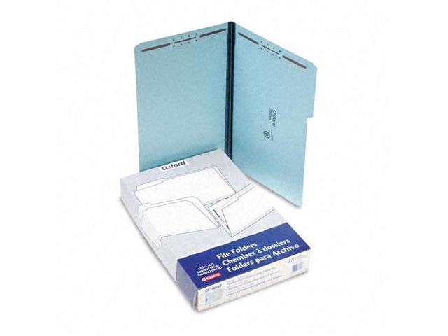 Pendaflex Pressboard Folders 2 Fasteners 1" Expansion 1/3 Tab Letter Blue 25/Box 