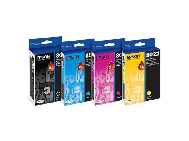 Epson Durabrite Ultra 802xl Original Ink Cartridge Combo Pack Bcmy 1573