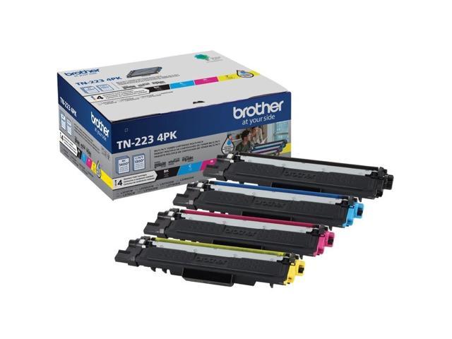 Photo 1 of Brother TN223 Standard-Yield Toner Cartridge 4-Pack for Select HL / MFC Series All-in-One Printers