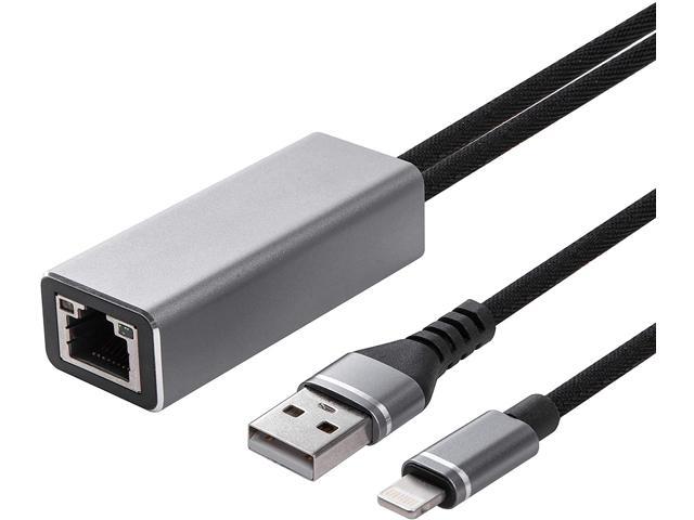 iPhone Ethernet Adapter - Lightning LAN RJ45 Wired Network for Apple iOS Accessories - Newegg.com