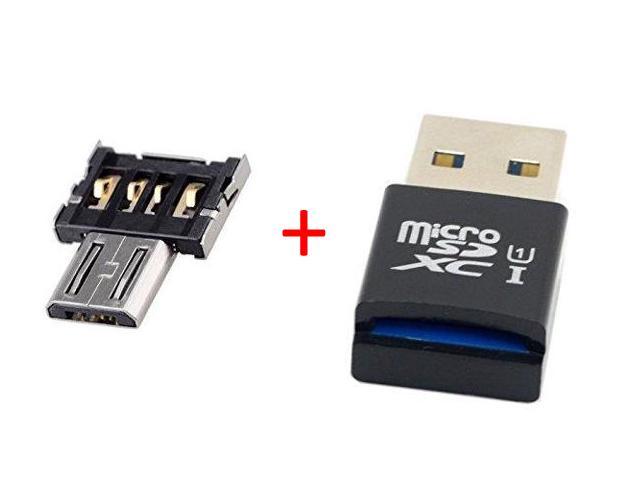 Micro SD SDXC TF USB 3.0 Card Reader  for PC Computer / with 5-Pin Micro USB OTG Adapter for Android Tablet Phone