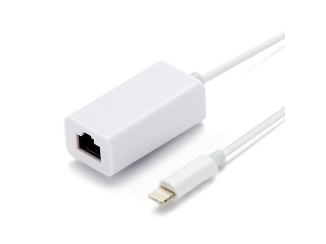 Lightning Ethernet Adapter for Apple iPhone iPad RJ45 Network Wired LAN