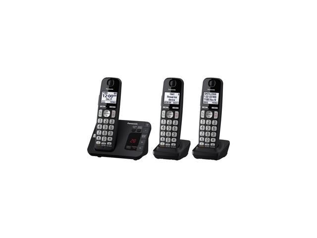 Panasonic Link2Cell Bluetooth Cordless Telephone 4 Handset KX-TG744 Phone System 