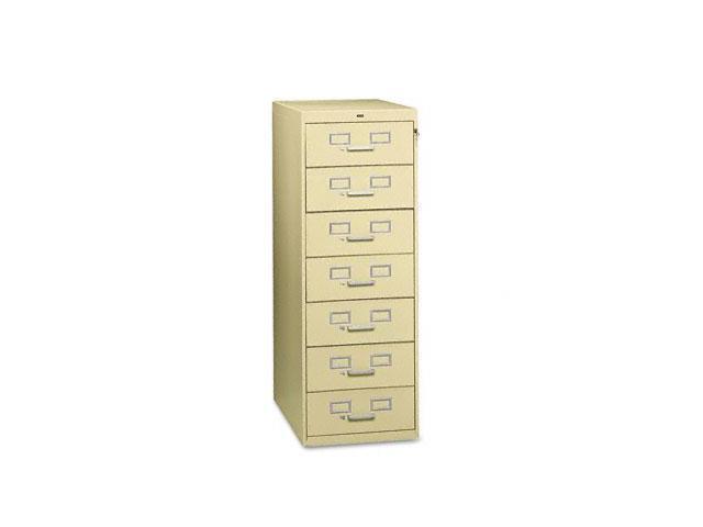 Tennsco Seven Drawer Multimedia Card File Cabinet Tnncf758py