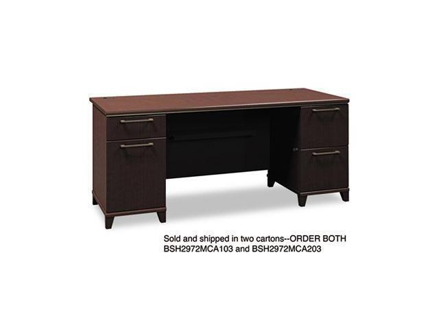 Bush Enterprise Collection Double Pedestal Desk Bsh2972mca103 Bush Enterprise Collection Double Pedestal Desk Bsh2972mca103