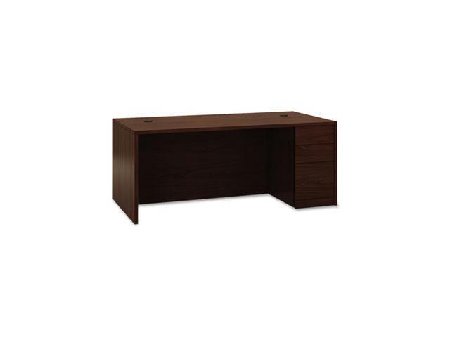 Hon 10500 Series L Workstation Single Pedestal Desk With Full Hon 10500 Series L Workstation Single