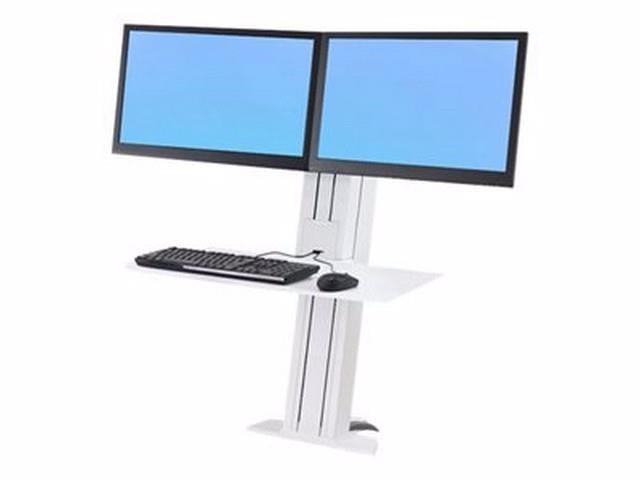 Ergotron 33 419 062 Workfit Sr Dual Monitor Sit Stand Desktop