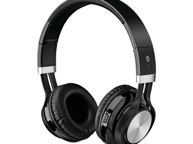 iLive IAHB56B Bluetooth(R) Headphones with Microphone (Black)