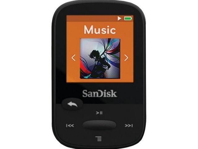 SANDISK SDMX24-008G-A46K 8GB 1.44" Clip Sport MP3 Player (Black)