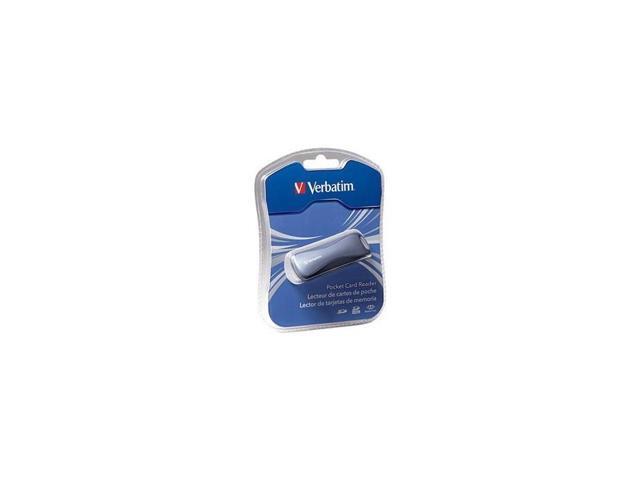 Graphite Verbatim SD//Memory Stick Pocket Card Reader USB 2.0 VER97709