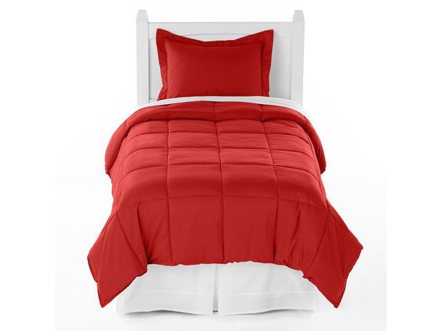 Ivy Union Crimson Red Twin Extra Long Comforter Set Newegg Com