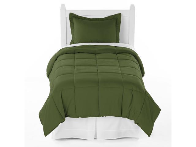twin size green bedspreads