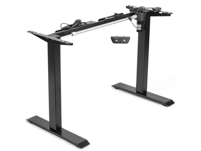 Photo 1 of VIVO Black Electric Standup Desk Frame Workstation, Single Motor Ergonomic Standing Height Adjustable Base