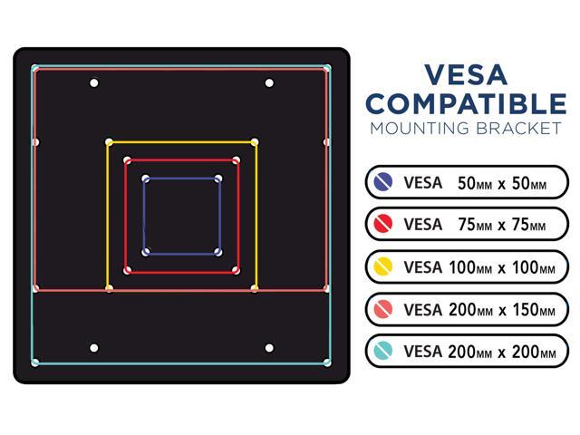 Mount-It! VESA Mount Adapter Plate Conversion Kit | Convert VESA 75x75 ...