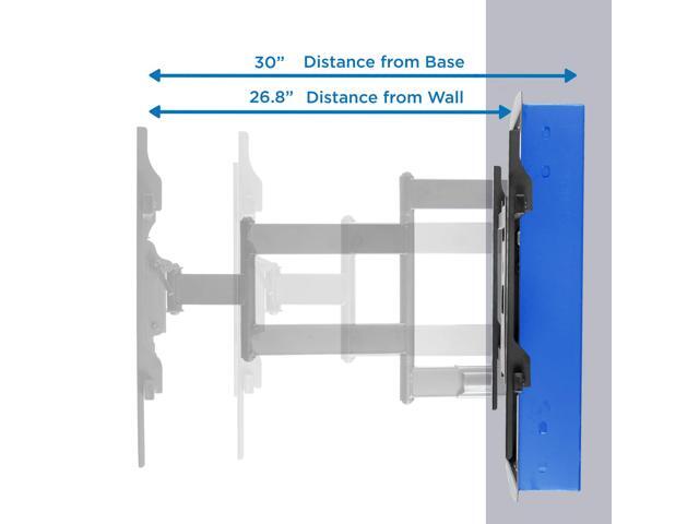 Mount-It! Recessed TV Wall Mount | In-Wall TV Bracket for Flush ...