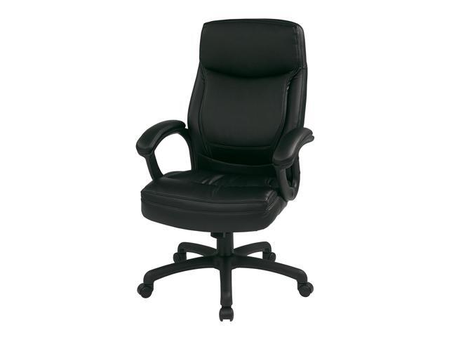 Ec6583 Office Star Eco Leather High Back Executive Chair Newegg Com