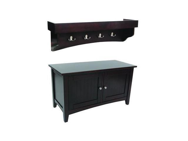 Bolton Furniture Asca0509p0 Shaker Cottage Storage Bench Coat