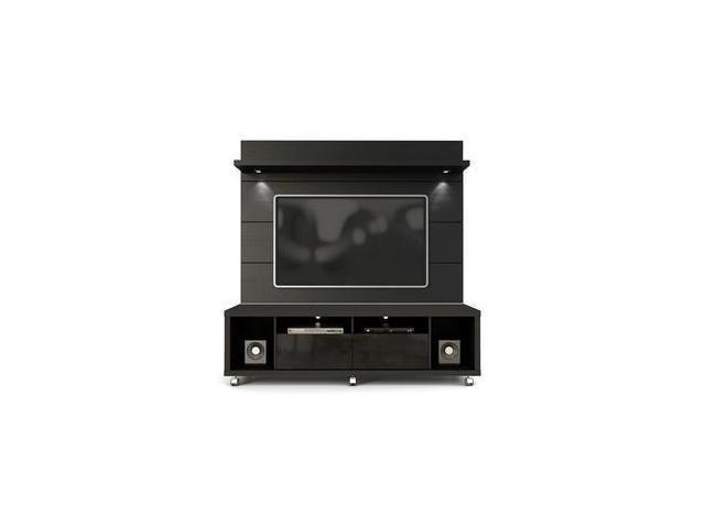 Manhattan Comfort 2 1541382253 1 8 Cabrini Tv Stand Floating Wall Panel With Led Lights Black Newegg Com