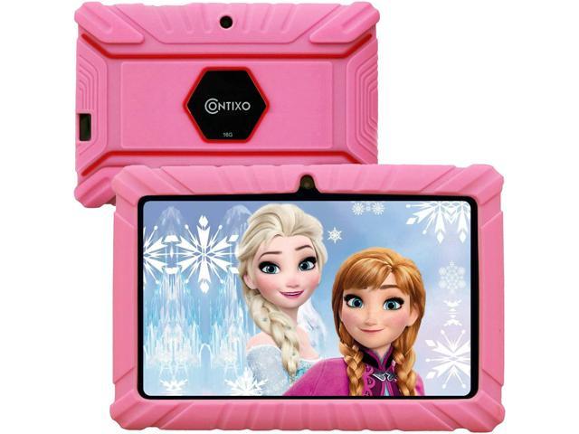 Contixo V8-2 7 inch Kids Tablets - Tablet for Kids with Parental Control - Android Tablet 16 GB HD Display Durable Case & Screen Protector WiFi Camera-Learning Toys for 2 to 10 Years Old (Pink)