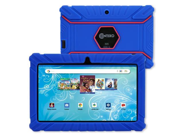 Contixo V8-2 7 inch Kids Tablets Android 11, 32 GB HD Display Dual Cameras  Wi-Fi, w/ 50 Disney eBooks, Case & Screen Protector Learning Toys for 2 -10 