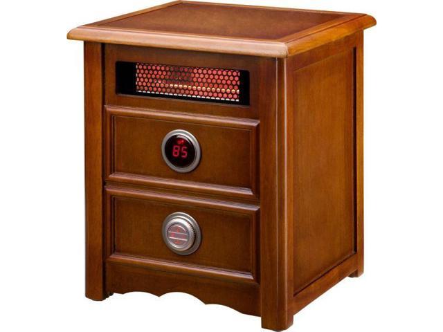 Furniture-Grade Cabinet Dr Infrared Heater DR999 1500W Remote Control Advanced Dual Heating System with Nightstand Design