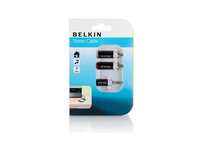 Belkin AV20605tt07-P 7 ft. Male RCA to M ini-phone 3.5 mm Stereo Cable Male to Male