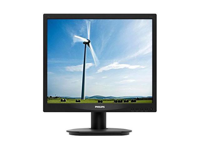 PHILIPS 17" 60 Hz TFT LCD LCD Monitor 5 ms 1280 x 1024 DVI-D (digital, HDCP)
VGA (Analogue) 17S4LSB