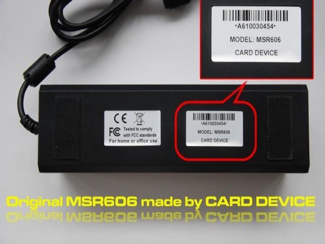 msr606 card device manual