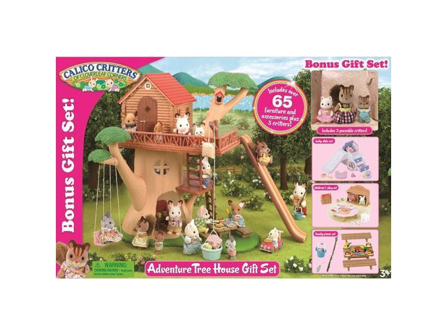 calico critters tree house gift set