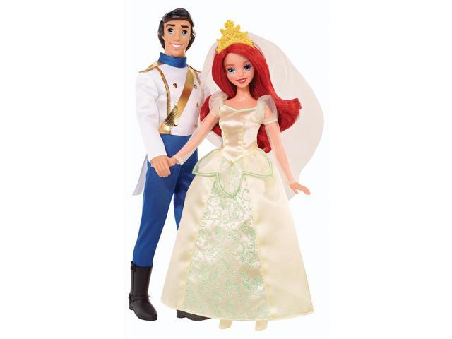 Disney Princess Ariel And Prince Eric Wedding Pair Newegg Com