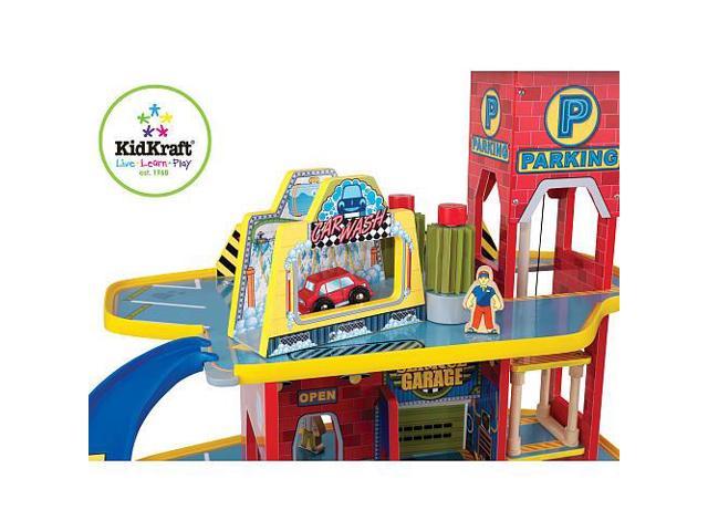 Kidkraft Deluxe Garage Set Newegg Com