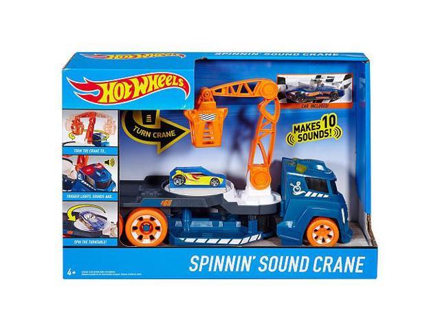 hot wheels spinnin sound crane